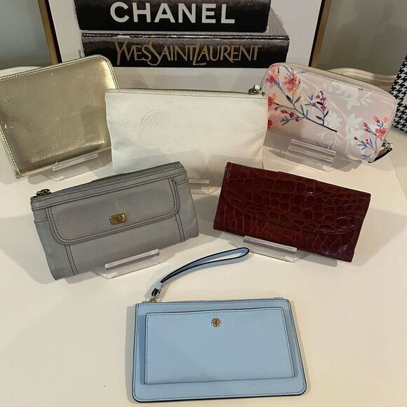 Designer Wallet Bundle Rehab Lot Kate Spade Versace Juicy Fossil Guess lot - Picture 7 of 9